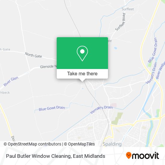 Paul Butler Window Cleaning map