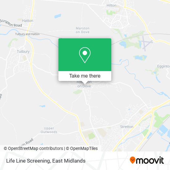 Life Line Screening map