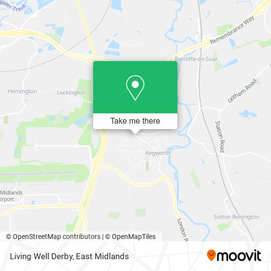 Living Well Derby map