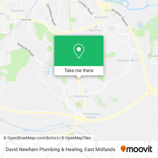 David Newham Plumbing & Heating map