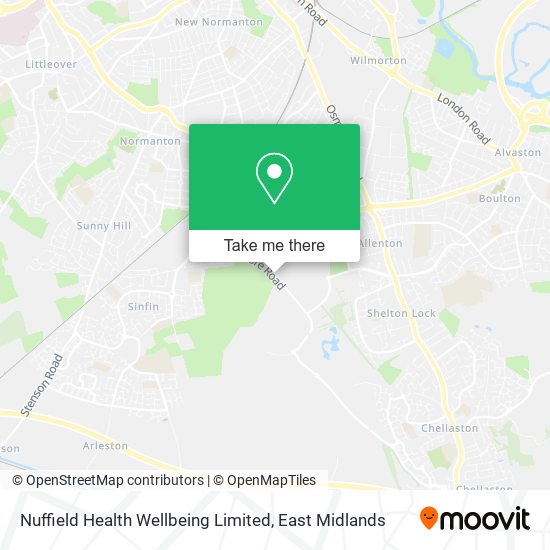 Nuffield Health Wellbeing Limited map