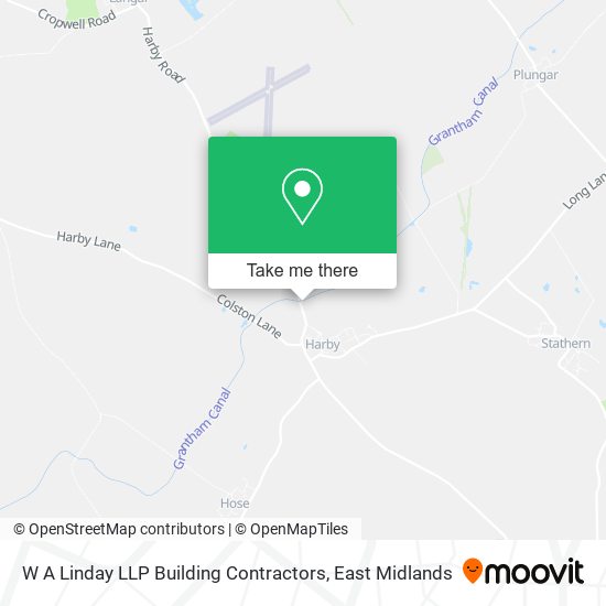 W A Linday LLP Building Contractors map