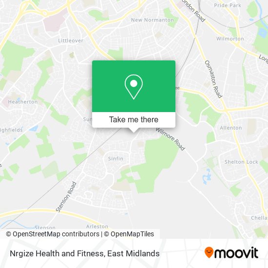 Nrgize Health and Fitness map
