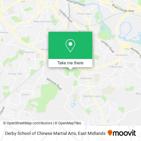 Derby School of Chinese Martial Arts map