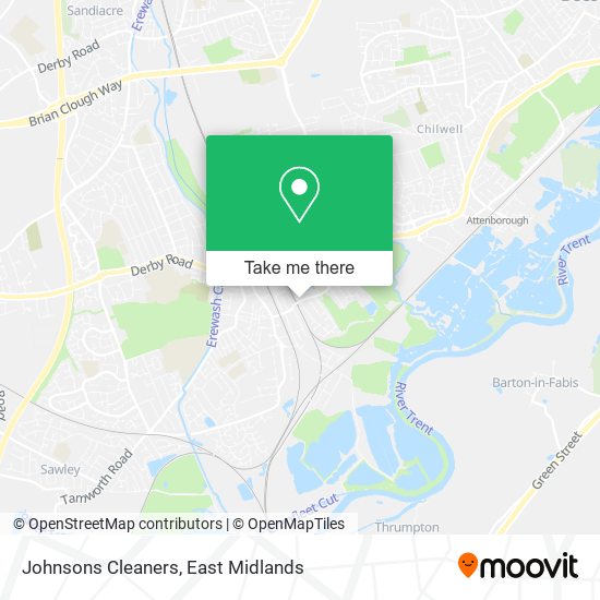 Johnsons Cleaners map