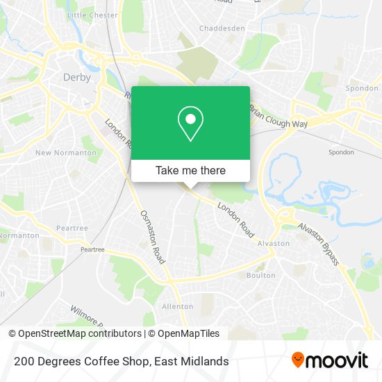 200 Degrees Coffee Shop map