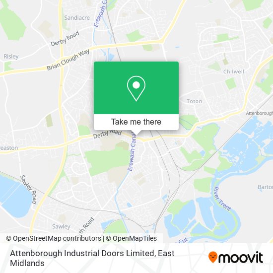 Attenborough Industrial Doors Limited map