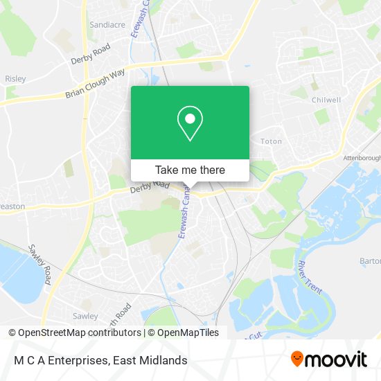 M C A Enterprises map