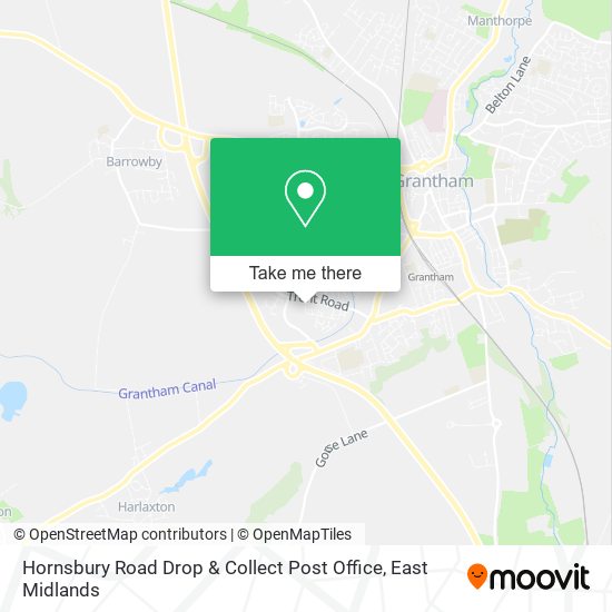 Hornsbury Road Drop & Collect Post Office map