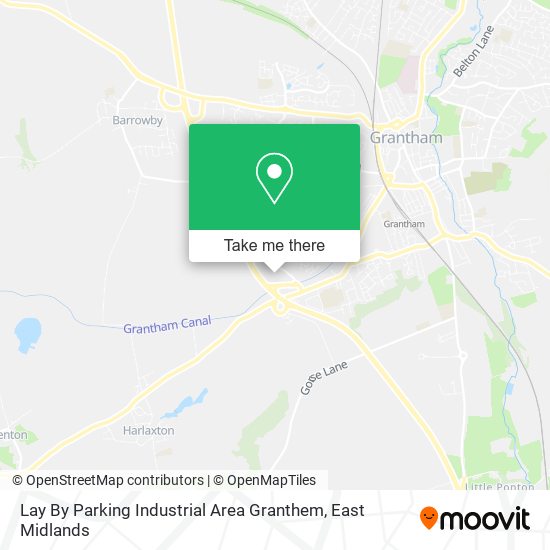 Lay By Parking Industrial Area Granthem map