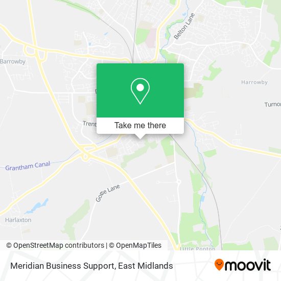 Meridian Business Support map