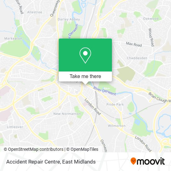 Accident Repair Centre map