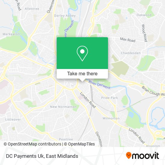 DC Payments Uk map