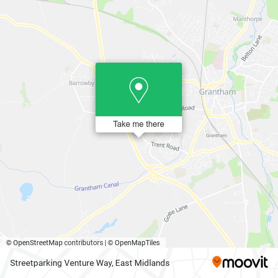 Streetparking Venture Way map