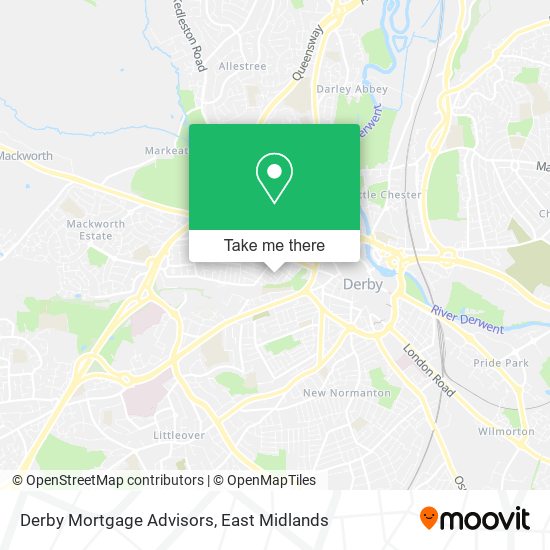 Derby Mortgage Advisors map