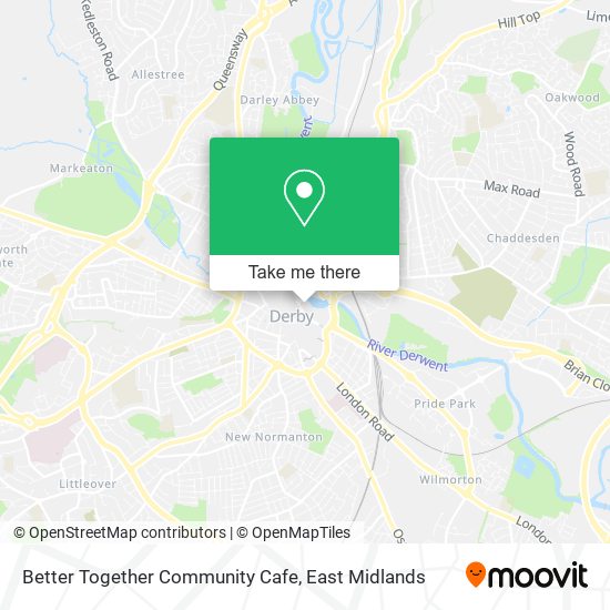 Better Together Community Cafe map