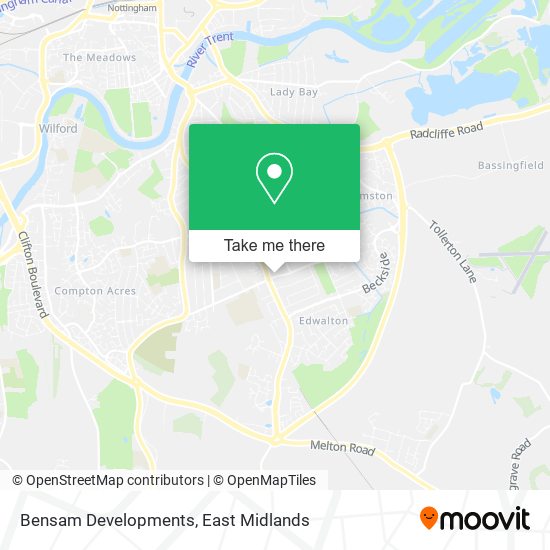 Bensam Developments map