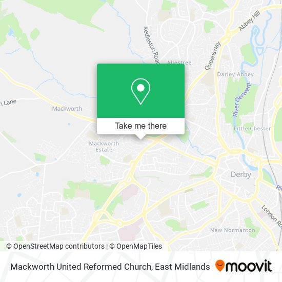 Mackworth United Reformed Church map