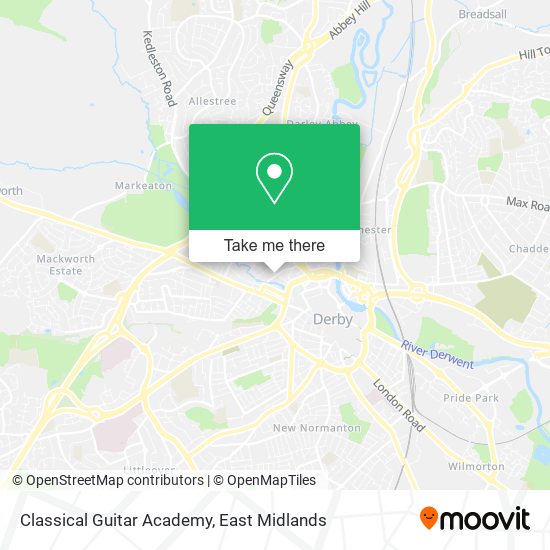 Classical Guitar Academy map