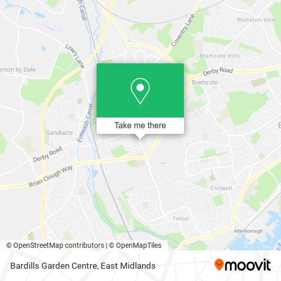 Bardills Garden Centre map