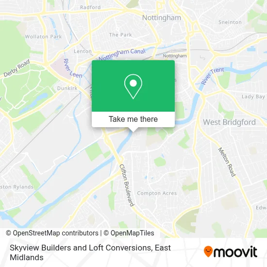 Skyview Builders and Loft Conversions map
