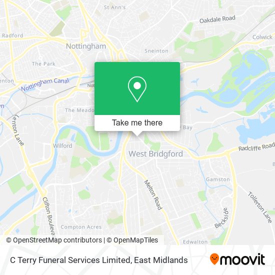 C Terry Funeral Services Limited map