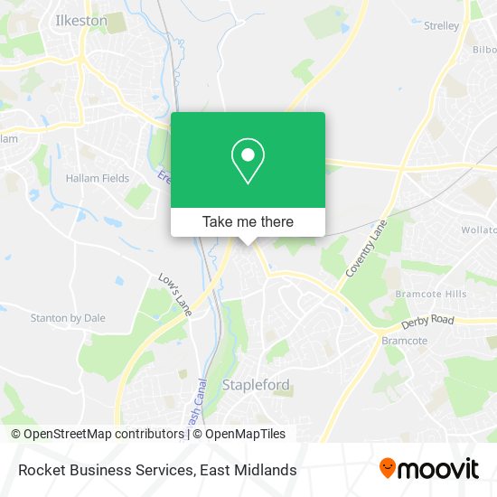 Rocket Business Services map