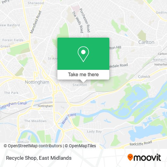 Recycle Shop map