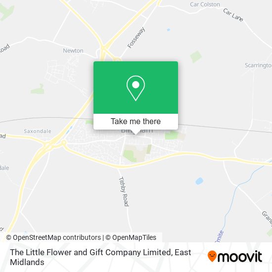 The Little Flower and Gift Company Limited map