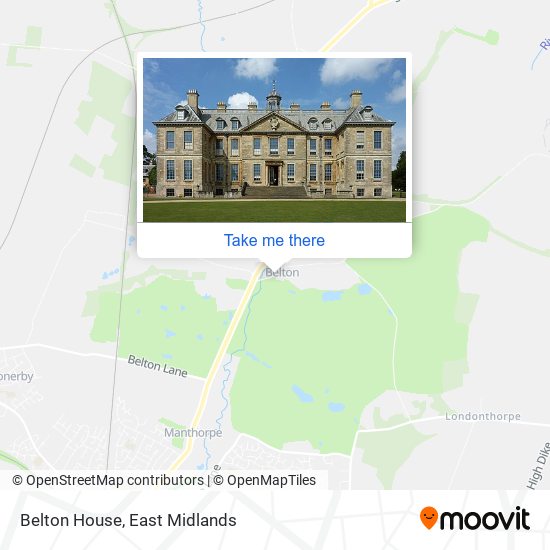 Belton House map