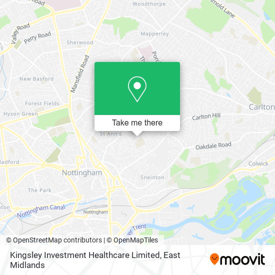 Kingsley Investment Healthcare Limited map