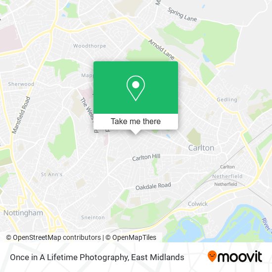 Once in A Lifetime Photography map