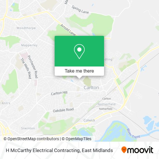 H McCarthy Electrical Contracting map