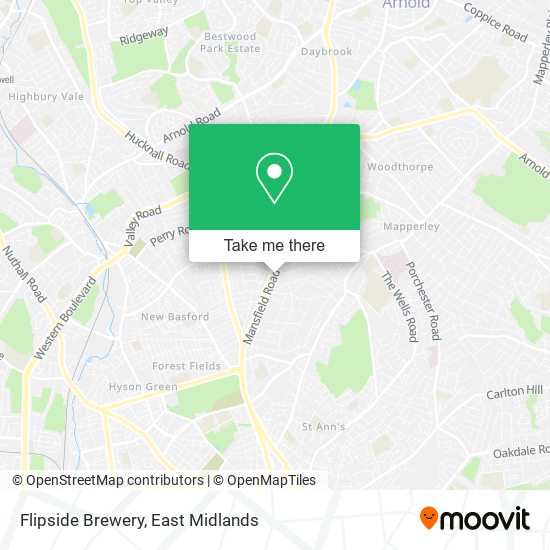 Flipside Brewery map
