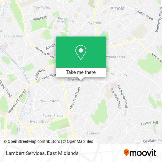 Lambert Services map