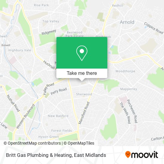 Britt Gas Plumbing & Heating map
