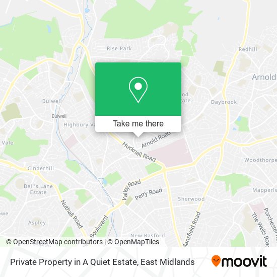 Private Property in A Quiet Estate map