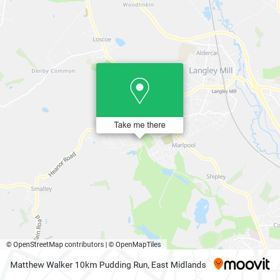 Matthew Walker 10km Pudding Run map