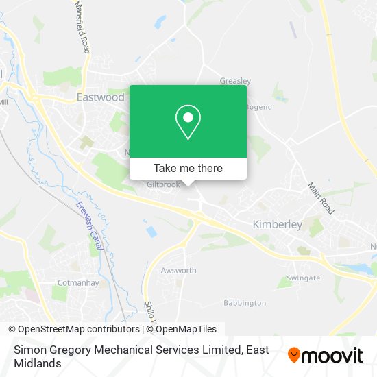 Simon Gregory Mechanical Services Limited map