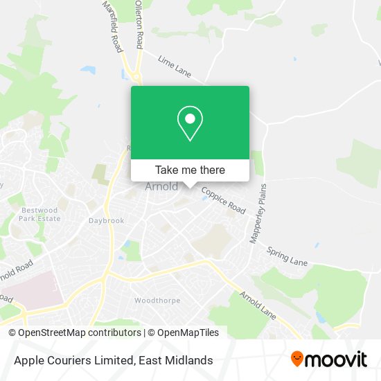 Apple Couriers Limited map