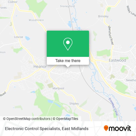 Electronic Control Specialists map