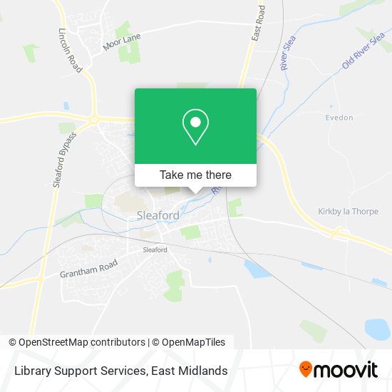 Library Support Services map