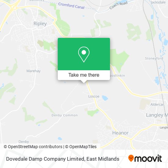 Dovedale Damp Company Limited map