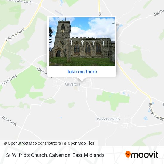 St Wilfrid's Church, Calverton map