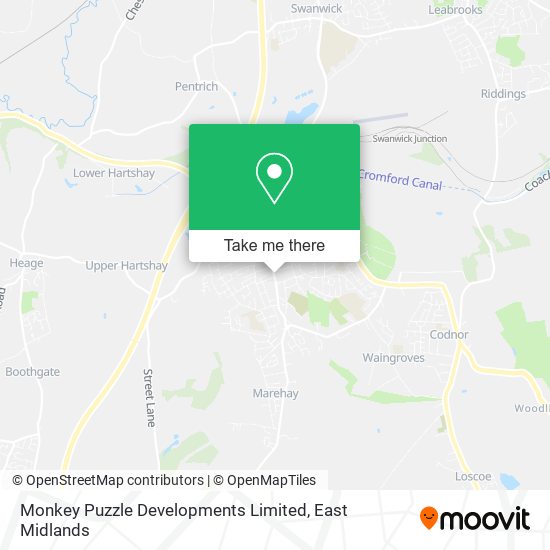 Monkey Puzzle Developments Limited map