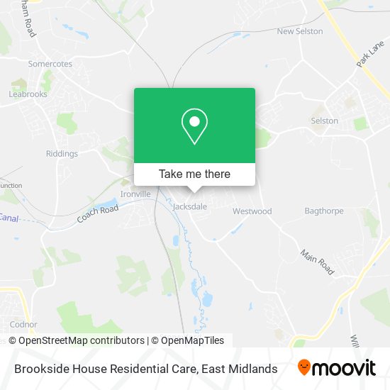 Brookside House Residential Care map
