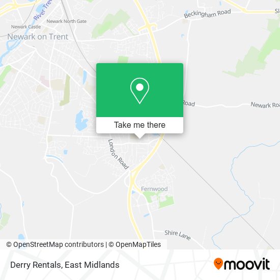 Derry Rentals map