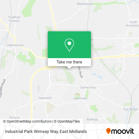 Industrial Park Wimsey Way map
