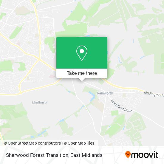 Sherwood Forest Transition map
