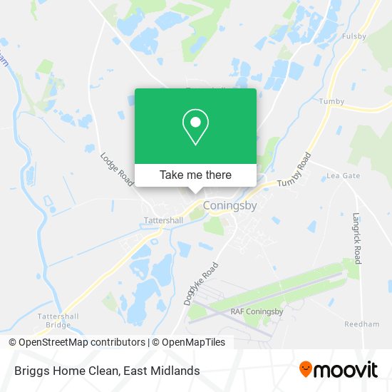 Briggs Home Clean map